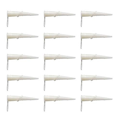10-Pack Caulk Nozzles - Brostown Universal 360 Degree Rotating Bent Cartridge Sealant Nozzle Plastic Caulking Glue Head