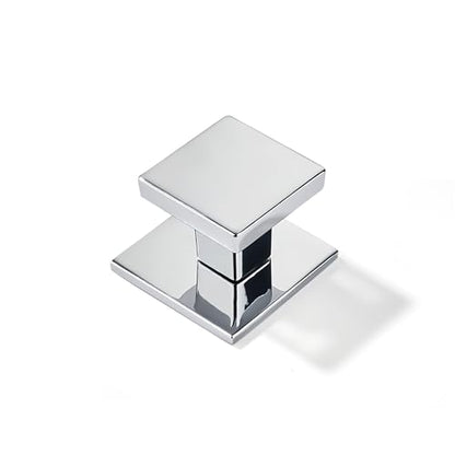 khtumeware 10-Pack 1-1/2 Square Heavy Duty Solid Polished Chrome zinc backplates for Cabinet knobs Suitable for Dressers,Drawers and Kitchen Hardware - color: Polished Chrome