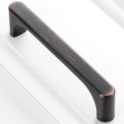 3-3/4 Inch Brushed Bronze Cabinet Pulls Kitchen Handle 10 Pack 3126 - color: Brushed Bronze, size: 3-3/4 In Hole Distance
