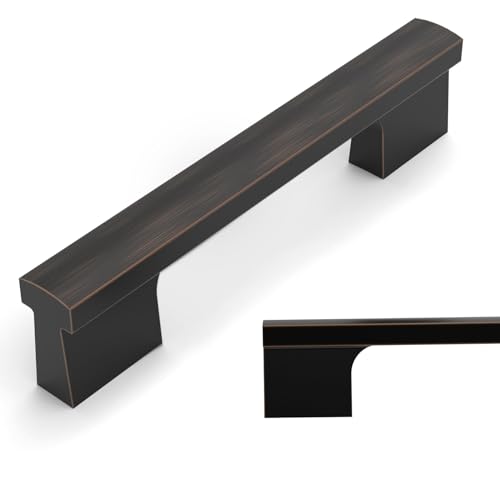 Amerdeco 10 Pack Oil Rubbed Bronze Cabinet Pulls 3.75 Inch(96MM) Hole Centers Kitchen Cabinet Handles Hardware Kitchen Handles for Cabinets Cupboard Handles Drawer Pulls… - color: Oil Rubbed Bronze, size: 3.75"/96MM Hole Center, style: 10 Pack