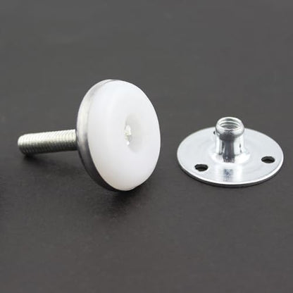 6pcs Adjustable Leg Levelers Furniture Leveling Feet M6 Thread Heavy Duty Couch Table Chair Leveling Feet for Indoor, Outdoors