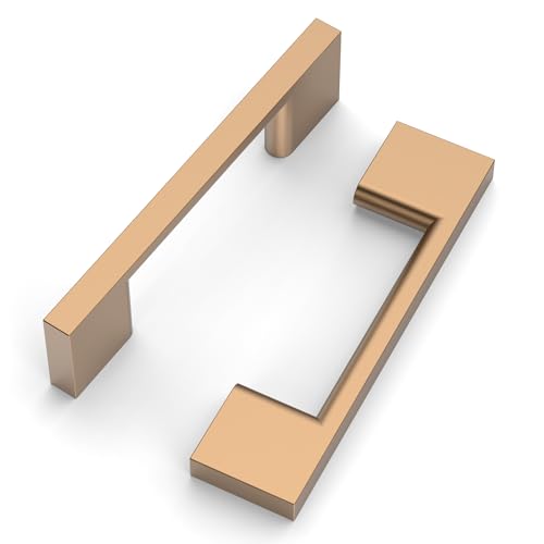 FILTA 10 Pack 3 Inch(76mm) Hole Centers Champagne Bronze Cabinet Pulls,Stylish Champagne Cabinet Pulls Zinc Alloy Cabinet Hardware for Cabinets Cupboard Handles Drawer Pulls - color: Champagne Bronze, size: 3" Hole Center, style: 10pack