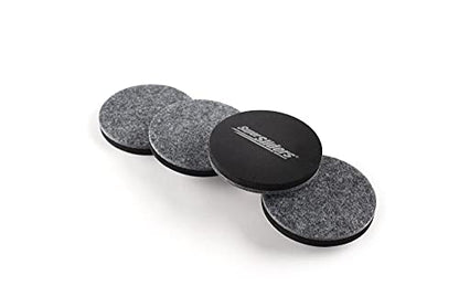3.5" Reusable Felt Slider (16 PC) Bagged Gray - color: Grey, size: 16 Pack