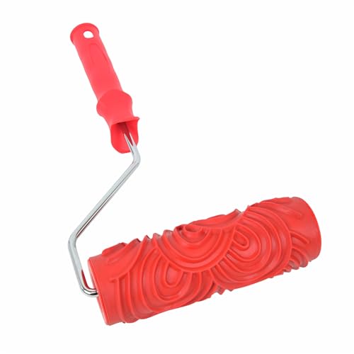 Hanroy 8'' Patterned Paint Roller Decorative Drywall Embossed Paint Roller - color: 2014T