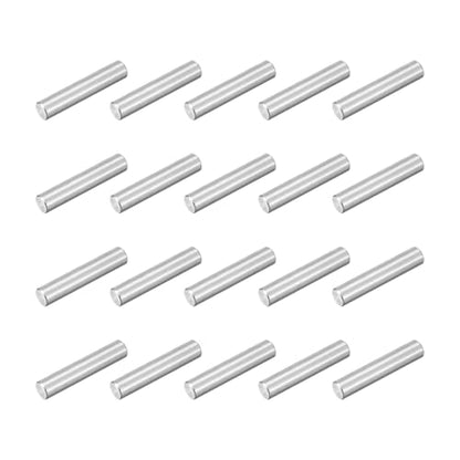 uxcell 60Pcs M2.5 x 12mm 304 Stainless Steel Dowel Pin, Cylindrical Shelf Support Peg Pin Parallel Pin Fastener for Mechanical Manufacturing, Industry, Furniture Installation, Silver - size: M2.5x12mm