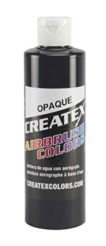 Createx Colors 5211-08 Paint for Airbrush, 8 oz, Opaque Black - color: Opaque Black