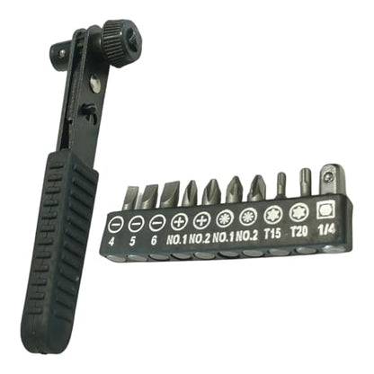 1/4Inch 90 Degree Right Angled Screwdriver For Men Husband Women 90 Degree Angled Screwdriver Ratcheting Gadget