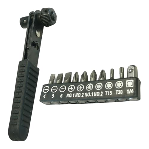 1/4Inch 90 Degree Right Angled Screwdriver For Men Husband Women 90 Degree Angled Screwdriver Ratcheting Gadget