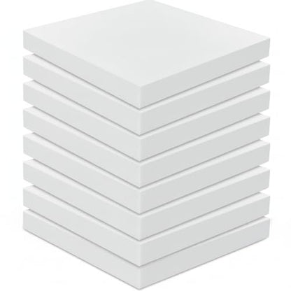 Frienda 8 Pack 3" x 19" x 19" Upholstery High Density Craft Foam - size: 3" x 19" x 19"