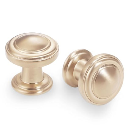 10 Pack Kitchen Cabinet Handles Champagne Bronze Cabinet Zinc Alloy Knobs Gold Drawer Knobs Kitchen Hardware - color: Champagne Bronze, size: Knobs