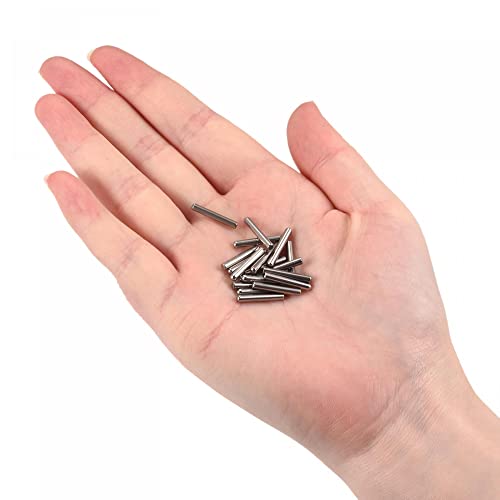 uxcell 2.6x16mm Dowel Pins, 50pcs 304 Stainless Steel Round Head Flat Chamfered End Dowel Pin Bunk Bed Pins Shelf Pegs Support Shelves Fasten Elements - size: 2.6x16mm