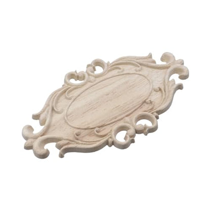 Oak Wood Appliques, Set of 5Pcs