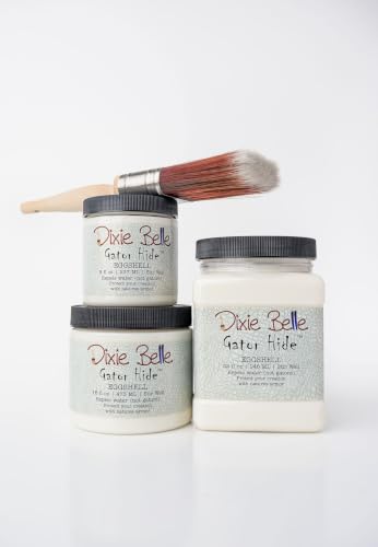 Dixie Belle Gator Hide Polyacrylic Topcoat (Eggshell, 128oz/1Gallon) - color: Eggshell, size: 128oz (1Gallon)
