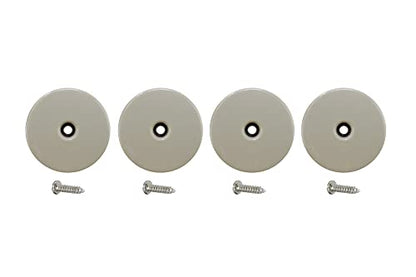 Shepherd Hardware 9453 2-Inch Round, Adhesive Slide Glide Furniture Sliders, 4-Pack, beige - size: 2 inch