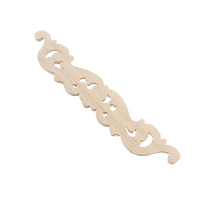 Wood Carved Onlays Appliques (Style3,4 pcs) - style: Style3,4 pcs