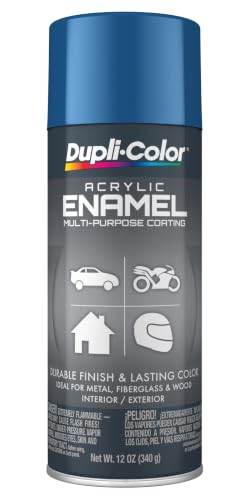 Dupli-Color Multi-Purpose Enamel, Gloss, Royal Blue, 12 oz - color: Royal Blue, size: 1 Count (Pack of 1)
