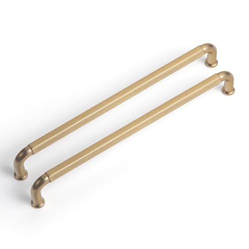 Goo-Ki 6 Pack 7-1/2 Inch （192mm） Cabinet Pulls Champagne Bronze Zinc Alloy Kitchen Drawer Pulls Drawer Handles 8 Inch Length 2201-UBR-192 - color: Champagne Bronze, size: 7-1/2 inch Hole Centers