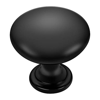 Ravinte Matte Black Cabinet Knobs, Zinc Knobs Drawer Pulls, 35 Pack - color: Matte Black
