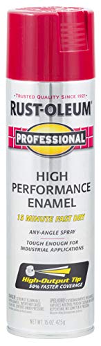 Rust-Oleum Professional High Performance Gloss Regal Red Spray Paint - color: Gloss Regal Red, size: 15 Ounce (Pack of 1)