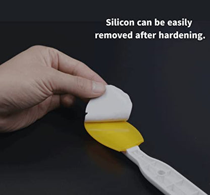 Caulk Caulking Silicone Sealant Finishing Tool (4-Size)- Ideal for DIY, Waterproofing, Grouting. Durable Urethane Rubber Design, Scratch Prevention (Two-Way (S+L) 2P)