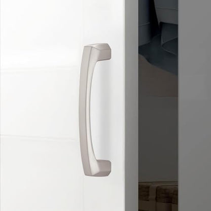 10 Pack 3.75 Inch Brushed Satin Nickel Kitchen Cabinet Handles - color: Brushed Satin Nickel, size: 3-3/4'' Hole Center(96mm)