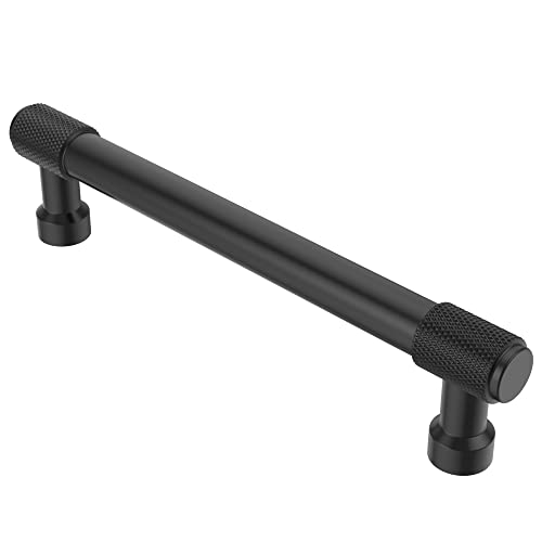 Alzassbg 5" Matte Black Cabinet Pulls and Handles 10 Pack, AL3017MB - color: Matt Black, size: 5" Hole Center