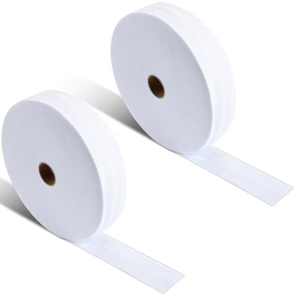 SmoothNovelty 2 Rolls Cotton Blend Batting 2.25 Inch Wide