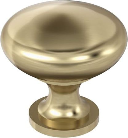 Amerock 1-1/4" Round Edona Golden Champagne Cabinet Knob - color: Golden Champagne, size: 1-1/4 Inch (32 mm) Diameter