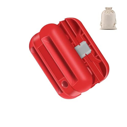 SHIAWASENA Hand Planer Versatile Woodworking Edge Bander for Burrs, Edge Banding Trimmer with Tungsten Carbide Blades, Double & Single Edge Operation for ABS, PVC, Veneer, Laminate, Melamine(Red) - color: Red