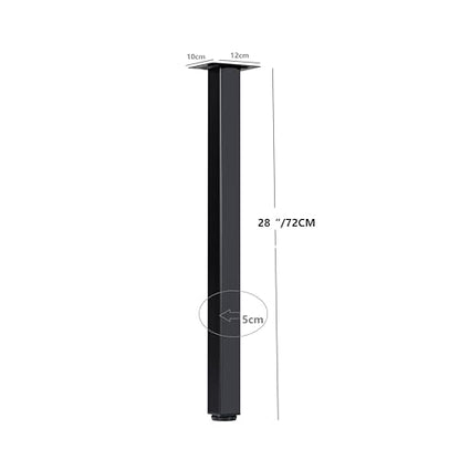 LCSDLHLSY Table Legs 28 Inch,Metal Furniture Legs,Black Set of 4. - size: 28 Inch