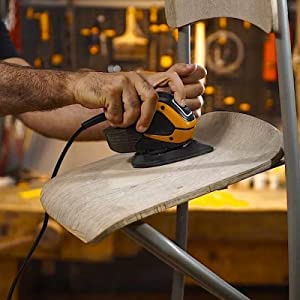 60 Pcs 1200 Grit Mouse Detail Sander Sandpaper, Aluminum Oxide Mouse Sander Pads 5 Hole Palm Sander Pads Sanding Sheets for 140mm Mouse Sander - size: 1200 Grit