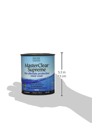 Modern Masters MasterClear Supreme Matte Clear Water-Based Protective Coating 1 qt