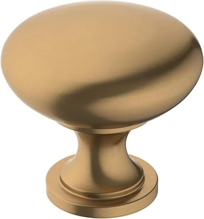 Amerock 1-1/4" Round Edona Champagne Bronze Cabinet Knob - color: Champagne Bronze, size: 1-1/4 Inch (32 mm) Diameter