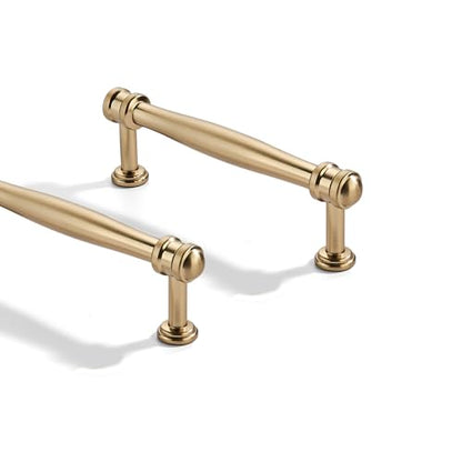 2 Pack 3-1/2 inch(89mm) Center to Center Champagne Bronze Cabinet Pulls Solid Cabinet Hardware Heavy-Duty Drawer Pulls Kitchen Handles for Cabinets Cupboard Handles - color: Champagne Bronze, size: 3-1/2 inch(89mm)Center to Center, style: 2 Pack