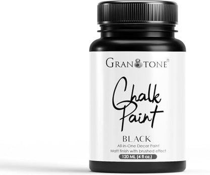 GRANOTONE Chalk Paint Black 4.1 fl oz 120 ml - color: BLACK, size: 4.1 Fl Oz