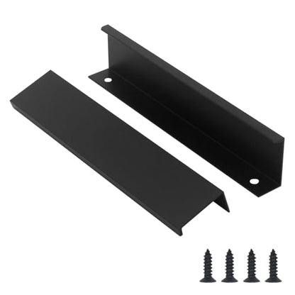 6 Pack Kitchen Cabinet Handles Cabinet Pulls, Finger Edge Pull - color: 6 Pack, size: 5in(128mm) Hole Centers