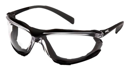 Pyramex Proximity Safety Glasses Eye Protection, Amber H2X Anti-Fog - color: Clear H2x Anti-fog