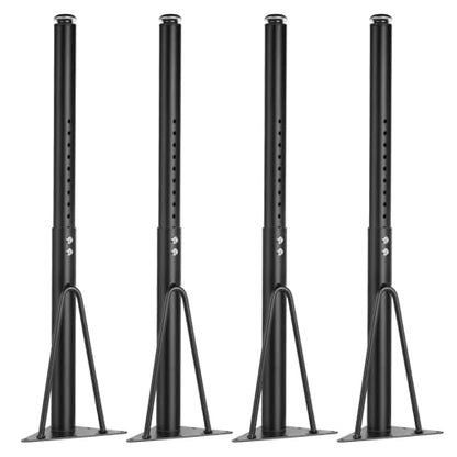 Adjustable Table Legs 18-30 inch (45-75cm), Metal Desk Legs Ø45/50 mm