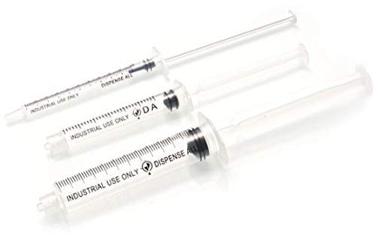 The 9 Pack - 10ml 3ml 1ml Syringes with 14G & 18G Blunt Tipped Dispensing Needles and Syringe Caps, Luer Lock | Repair Refill Mix Measure Transfer Ink Juice Oil Wood Glue Adhesive Epoxy