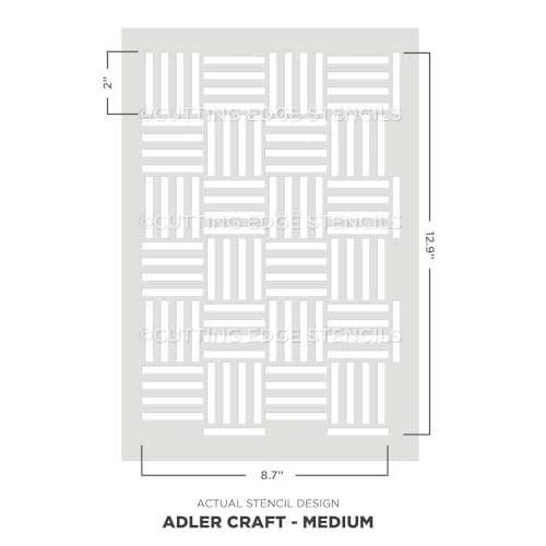 Adler Craft and Furniture Stencil - DIY Furniture Revamp - Stencils for Crafts Reusable - Stencils for Painting on Wood (Medium) - size: Medium