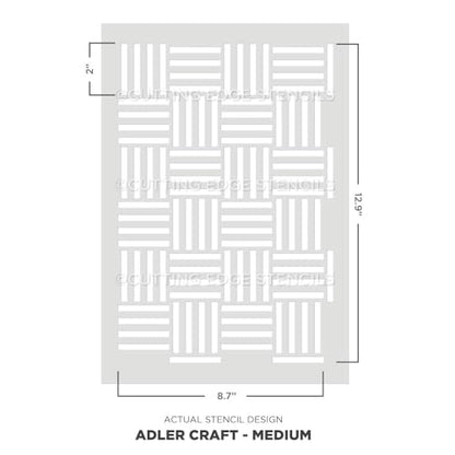 Adler Craft and Furniture Stencil - DIY Furniture Revamp - Stencils for Crafts Reusable - Stencils for Painting on Wood (Medium) - size: Medium