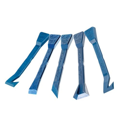 Bojo Tools - 5-Piece Push/Pull Plastic Scraper Kit - Heavy Duty - size: 5-Piece Push/Pull Plastic Scraper Kit