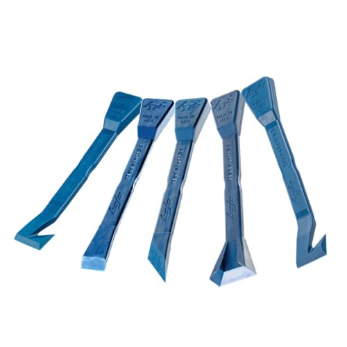 Bojo Tools - 5-Piece Push/Pull Plastic Scraper Kit - Heavy Duty - size: 5-Piece Push/Pull Plastic Scraper Kit