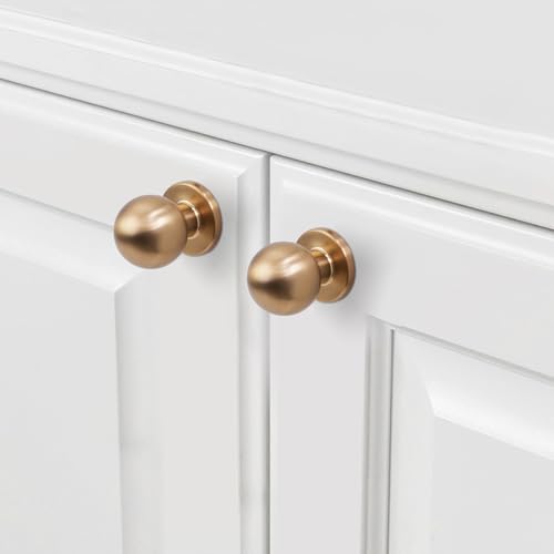 10 Pack Champagne Bronze Kitchen Cabinet Knobs - color: Champagne Bronze, size: Standard