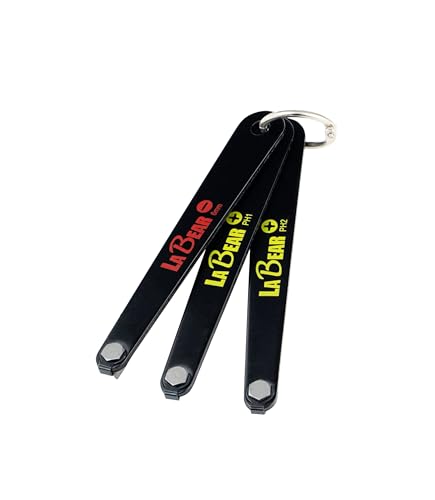 LABEAR 3-Piece Ultra Low Profile Offset Screwdriver Set, PH1 PH2 SL6 - size: PH & SL