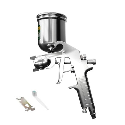SENDA LVLP Air Spray Paint Gun Kit with 1.3mm Nozzle 400cc Cup for Automotive Car Painting, Home Improvement, Wall & DIY Touch-Up