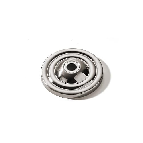 khtumeware 10 Pack Polished Nickel Backplate for Cabinet Knobs Cabinet Hardware Knob Backplate/Back Plate. - color: Polished Nickel