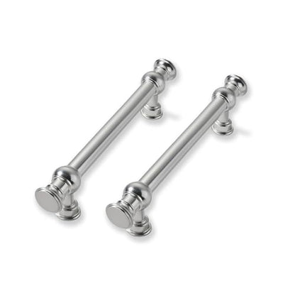 2 Pack 3-1/2 Inch Hole Center Brushed Satin Nickel Cabinet Pulls-Heavy Duty Solid Cabinet Handles Suitable for Cabinets, Dressers, Kitchens and Bathroom cabinets - color: Brushed Satin Nickel, size: 3-1/2 Inch hole center, style: 2-Pack