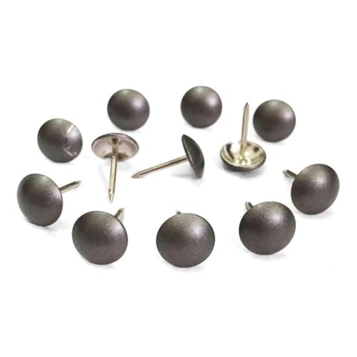 500PCS D11mmxL17mm Sofa Upholstery Tacks,Decorative Tacks Frosted Grey - color: Frosted Matte Grey