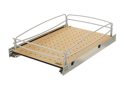 Rev-A-Shelf Pullout Organizer w/Soft-Close, Min Opening Width 14" - size: 18" Cabinet